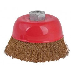 Perie circulara tip cupa din sarma pentru flex 100 mm